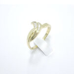 Ženski prstan ADRIANA, zlati prstani, zaročni prstani, poročni prstani. Zlatarna BB - Branimir Boršič. Slovensko poreklo. Belo, rumeno zlato.