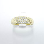 Ženski prstan DOROTHEA, zlati prstani, zaročni prstani, poročni prstani. Zlatarna BB - Branimir Boršič. Slovensko poreklo. Belo, rumeno zlato.