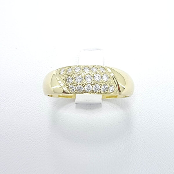 Ženski prstan DOROTHEA, zlati prstani, zaročni prstani, poročni prstani. Zlatarna BB - Branimir Boršič. Slovensko poreklo. Belo, rumeno zlato.