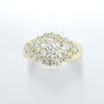 Ženski prstan HARPER, zlati prstani, zaročni prstani, poročni prstani. Zlatarna BB - Branimir Boršič. Slovensko poreklo. Belo, rumeno zlato.