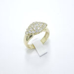 Ženski prstan HARPER, zlati prstani, zaročni prstani, poročni prstani. Zlatarna BB - Branimir Boršič. Slovensko poreklo. Belo, rumeno zlato.