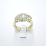 Ženski prstan HARPER, zlati prstani, zaročni prstani, poročni prstani. Zlatarna BB - Branimir Boršič. Slovensko poreklo. Belo, rumeno zlato.