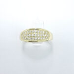 Ženski prstan LUNA, zlati prstani, zaročni prstani, poročni prstani. Zlatarna BB - Branimir Boršič. Slovensko poreklo. Belo, rumeno zlato.