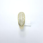 Ženski prstan LUNA, zlati prstani, zaročni prstani, poročni prstani. Zlatarna BB - Branimir Boršič. Slovensko poreklo. Belo, rumeno zlato.