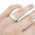 Ženski prstan LUNA, zlati prstani, zaročni prstani, poročni prstani. Zlatarna BB - Branimir Boršič. Slovensko poreklo. Belo, rumeno zlato.