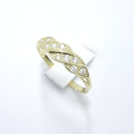 Ženski prstan ELEANOR, zlati prstani, zaročni prstani, poročni prstani. Zlatarna BB - Branimir Boršič. Slovensko poreklo. Belo, rumeno zlato.