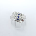 Ženski prstan PENELOPE, zlati prstani, zaročni prstani, poročni prstani. Zlatarna BB - Branimir Boršič. Slovensko poreklo. Belo, rumeno zlato.