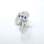 Ženski prstan PENELOPE, zlati prstani, zaročni prstani, poročni prstani. Zlatarna BB - Branimir Boršič. Slovensko poreklo. Belo, rumeno zlato.