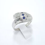 Ženski prstan PENELOPE, zlati prstani, zaročni prstani, poročni prstani. Zlatarna BB - Branimir Boršič. Slovensko poreklo. Belo, rumeno zlato.