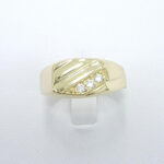 Ženski prstan NOAH, zlati prstani, zaročni prstani, poročni prstani. Zlatarna BB - Branimir Boršič. Slovensko poreklo. Belo, rumeno zlato.