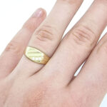 Ženski prstan NOAH, zlati prstani, zaročni prstani, poročni prstani. Zlatarna BB - Branimir Boršič. Slovensko poreklo. Belo, rumeno zlato.