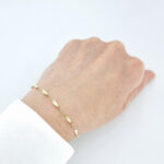 Ženska zapestnica BRENDA 2, zlata zapestnica, zaročna zapestnica, poročna zapestnica. Zlatarna BB - Branimir Boršič. Nakit po meri.