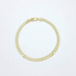 Ženska zapestnica PANCER, brušeni, zlata zapestnica, zaročna zapestnica, poročna zapestnica. Zlatarna BB - Branimir Boršič. Nakit po meri.