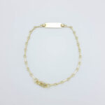 Ženska zapestnica PLOŠČICA 2, ravna, votla, zlata zapestnica, zaročna zapestnica, poročna zapestnica. Zlatarna BB - Branimir Boršič. Nakit po meri.