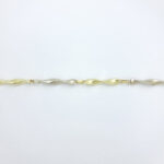 Ženska zapestnica LUNICA MAXI, valovita, votla, zlata zapestnica, zaročna zapestnica, poročna zapestnica. Zlatarna BB - Branimir Boršič. Nakit po meri.