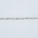 Ženska zapestnica LUNICA MINI valovita, votla, zlata zapestnica, zaročna zapestnica, poročna zapestnica. Zlatarna BB - Branimir Boršič. Nakit po meri.