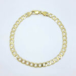 Moška zapestnica PANCER, brušeni, zlata zapestnica, zaročna zapestnica, poročna zapestnica. Zlatarna BB - Branimir Boršič. Nakit po meri.