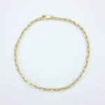 Moška zapestnica ANKER, votli, zlata zapestnica, zaročna zapestnica, poročna zapestnica. Zlatarna BB - Branimir Boršič. Nakit po meri.