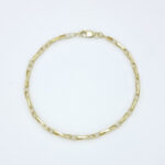 Moška zapestnica ANKER, dvojni, zlata zapestnica, zaročna zapestnica, poročna zapestnica. Zlatarna BB - Branimir Boršič. Nakit po meri.