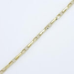 Moška zapestnica ANKER, dvojni, zlata zapestnica, zaročna zapestnica, poročna zapestnica. Zlatarna BB - Branimir Boršič. Nakit po meri.