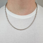 Moška verižica ANKER, votla 1.0. Zlatarna BB - Branimir Boršič. Slovensko poreklo. Na voljo: rumeno, belo in rdeče zlato.