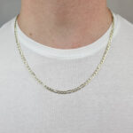 Moška verižica PANCER FIGARO, votla. Zlatarna BB - Branimir Boršič. Slovensko poreklo. Na voljo: rumeno, belo in rdeče zlato.