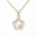 Ženski obesek OBESEK 5, za verižico. Zlatarna BB - Branimir Boršič. Slovensko poreklo. Na voljo: rumeno in belo zlato.