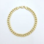 Verižica + zapestnica CUBAN - PANCER, votla debelostenska, linija PRESTIGE. Unikatna zlata verižica linija PRESTIGE. Nakit po meri.