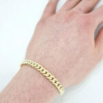 Verižica + zapestnica CUBAN - PANCER, votla debelostenska, linija PRESTIGE. Unikatna zlata verižica linija PRESTIGE. Nakit po meri.