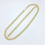 Verižica + zapestnica CUBAN - PANCER, votla debelostenska, linija PRESTIGE. Unikatna zlata verižica linija PRESTIGE. Nakit po meri.