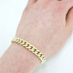 Verižica + zapestnica CUBAN - PANCER, votla debelostenska, linija PRESTIGE. Unikatna zlata verižica linija PRESTIGE. Nakit po meri.