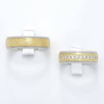 Poročna prstana SINERGY, zlati prstani, zaročni prstani, poročni prstani. Zlatarna BB - Branimir Boršič. Slovensko poreklo. Belo, rumeno zlato.