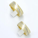 Poročna prstana SUPPORT, zlati prstani, zaročni prstani, poročni prstani. Zlatarna BB - Branimir Boršič. Slovensko poreklo. Belo, rumeno zlato.