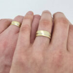 Poročna prstana SUPPORT, zlati prstani, zaročni prstani, poročni prstani. Zlatarna BB - Branimir Boršič. Slovensko poreklo. Belo, rumeno zlato.