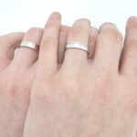 Poročna prstana LOVE TRIBUTE, zlati prstani, zaročni prstani, poročni prstani. Zlatarna BB - Branimir Boršič. Slovensko poreklo. Belo, rumeno zlato.