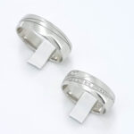 Poročna prstana OUR WAY, zlati prstani, zaročni prstani, poročni prstani. Zlatarna BB - Branimir Boršič. Slovensko poreklo. Belo, rumeno zlato.