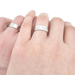 Poročna prstana OUR WAY, zlati prstani, zaročni prstani, poročni prstani. Zlatarna BB - Branimir Boršič. Slovensko poreklo. Belo, rumeno zlato.