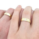 Poročna prstana FUTURE, zlati prstani, zaročni prstani, poročni prstani. Zlatarna BB - Branimir Boršič. Slovensko poreklo. Belo, rumeno zlato.