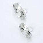 Poročna prstana SENSUAL, zlati prstani, zaročni prstani, poročni prstani. Zlatarna BB - Branimir Boršič. Slovensko poreklo. Belo, rumeno zlato.