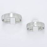 Poročna prstana SENSUAL, zlati prstani, zaročni prstani, poročni prstani. Zlatarna BB - Branimir Boršič. Slovensko poreklo. Belo, rumeno zlato.