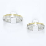 Poročna prstana PERFECT MATCH, zlati prstani, zaročni prstani, poročni prstani. Zlatarna BB - Branimir Boršič. Slovensko poreklo. Belo, rumeno zlato.