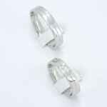 Poročna prstana LOVE STORY, zlati prstani, zaročni prstani, poročni prstani. Zlatarna BB - Branimir Boršič. Slovensko poreklo. Belo, rumeno zlato.