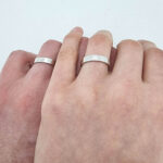 Poročna prstana LOVE STORY, zlati prstani, zaročni prstani, poročni prstani. Zlatarna BB - Branimir Boršič. Slovensko poreklo. Belo, rumeno zlato.