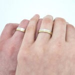 Poročna prstana FAITH, zlati prstani, zaročni prstani, poročni prstani. Zlatarna BB - Branimir Boršič. Slovensko poreklo. Belo, rumeno zlato.