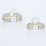 Poročna prstana FOREVER, zlati prstani, zaročni prstani, poročni prstani. Zlatarna BB - Branimir Boršič. Slovensko poreklo. Belo, rumeno zlato.