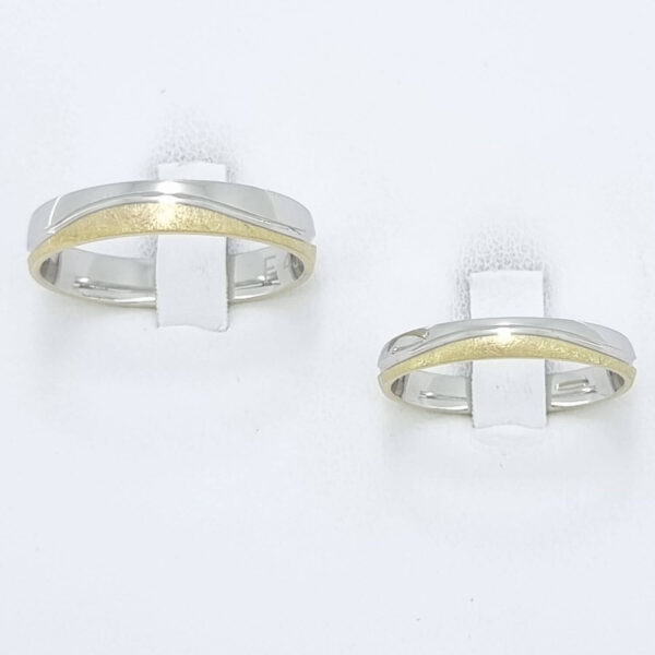 Poročna prstana FOREVER, zlati prstani, zaročni prstani, poročni prstani. Zlatarna BB - Branimir Boršič. Slovensko poreklo. Belo, rumeno zlato.