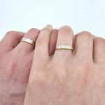 Poročna prstana FOREVER, zlati prstani, zaročni prstani, poročni prstani. Zlatarna BB - Branimir Boršič. Slovensko poreklo. Belo, rumeno zlato.