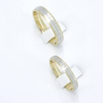 Poročna prstana AMORE, zlati prstani, zaročni prstani, poročni prstani. Zlatarna BB - Branimir Boršič. Slovensko poreklo. Belo, rumeno zlato.