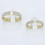 Poročna prstana AMORE, zlati prstani, zaročni prstani, poročni prstani. Zlatarna BB - Branimir Boršič. Slovensko poreklo. Belo, rumeno zlato.
