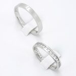 Poročna prstana ENDLESS LOVE, zlati prstani, zaročni prstani, poročni prstani. Zlatarna BB - Branimir Boršič. Slovensko poreklo. Belo, rumeno zlato.